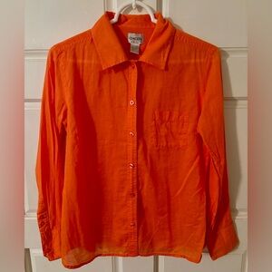 Chico's Vibrant Orange Blouse